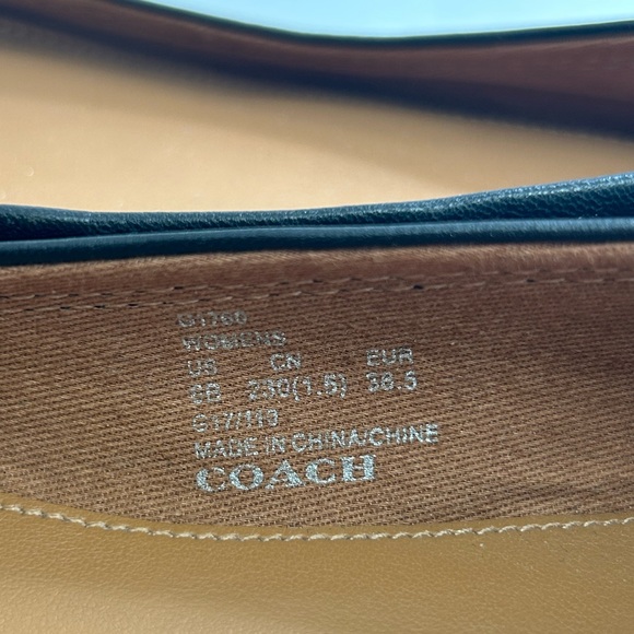 COACH Chelsea Flats | Black | Size 6 - Picture 3 of 6